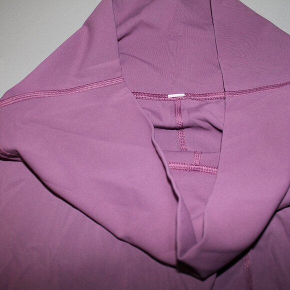 Purple Lululemon Wunder Under Scallop Leggings Size 10 - Picture 3 of 5